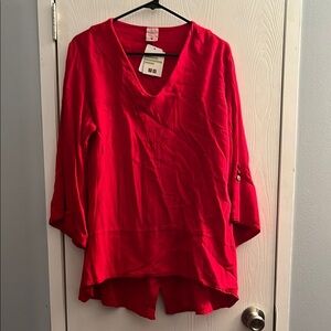 Manta del Lago Tunic with 3/4 Sleeves (Size Medium)